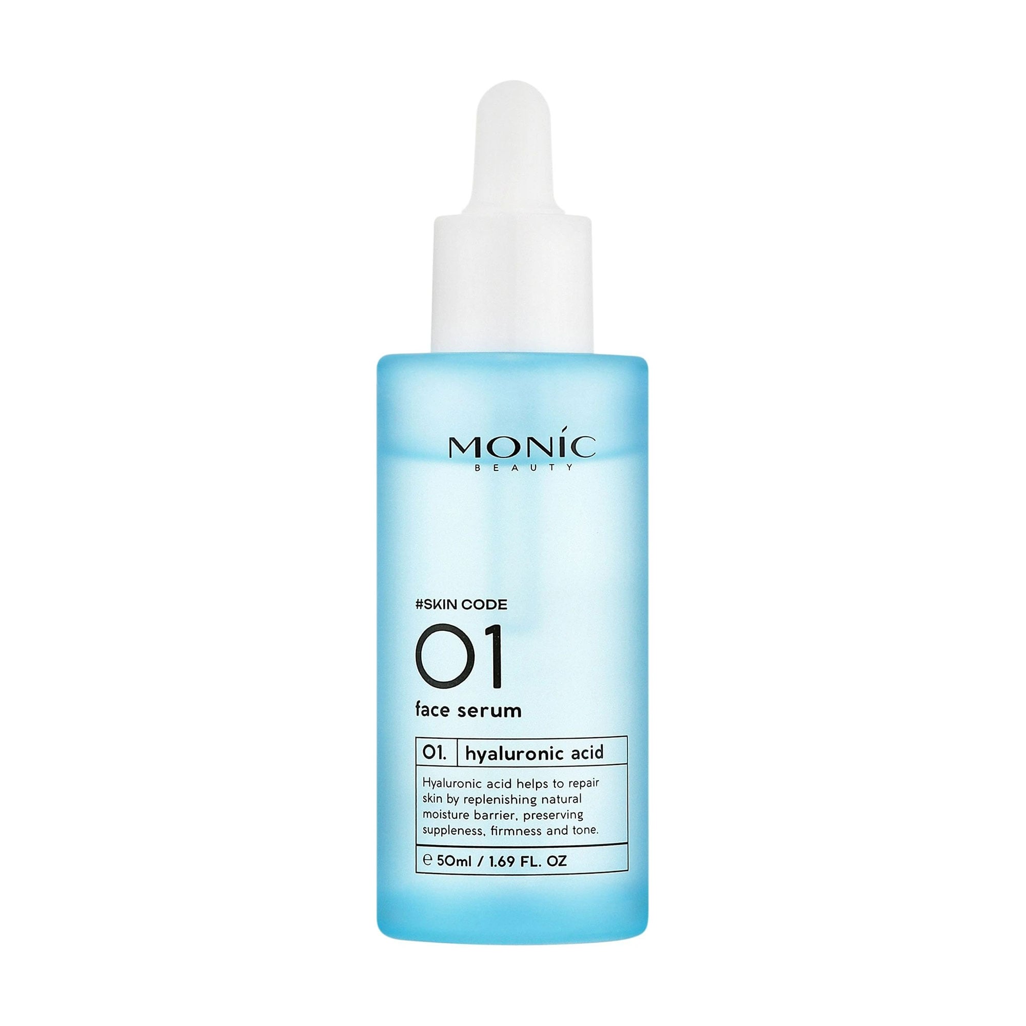 Сироватка для обличчя Monic Beauty Skin Code 01 Hyaluronic Acid Face Serum, 50 мл